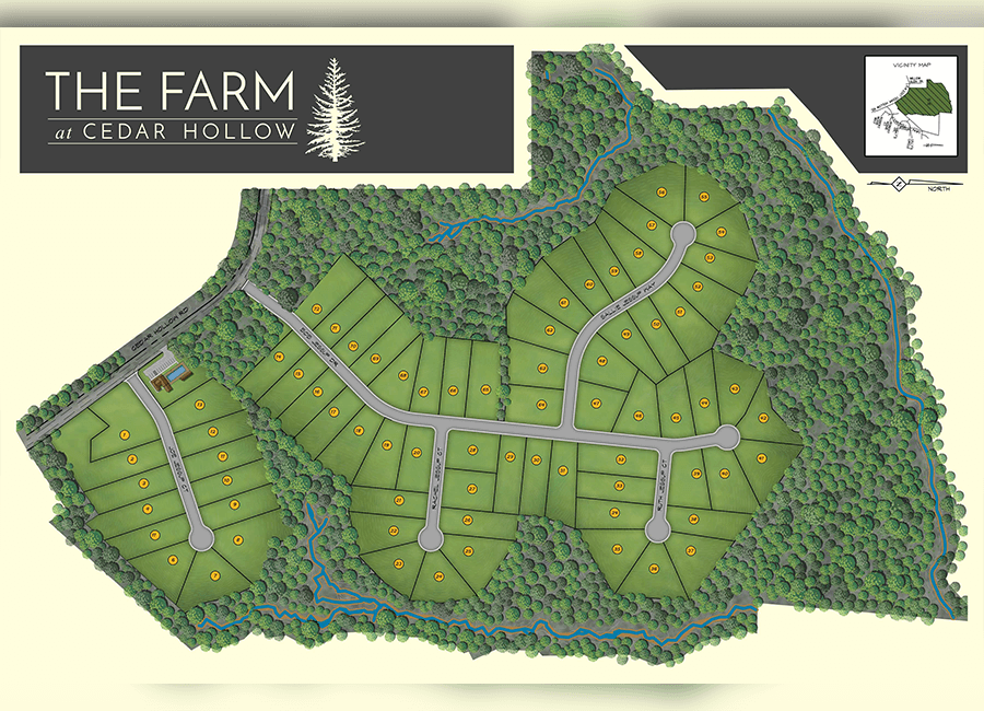 The Farm at Cedar Hollow Site Map